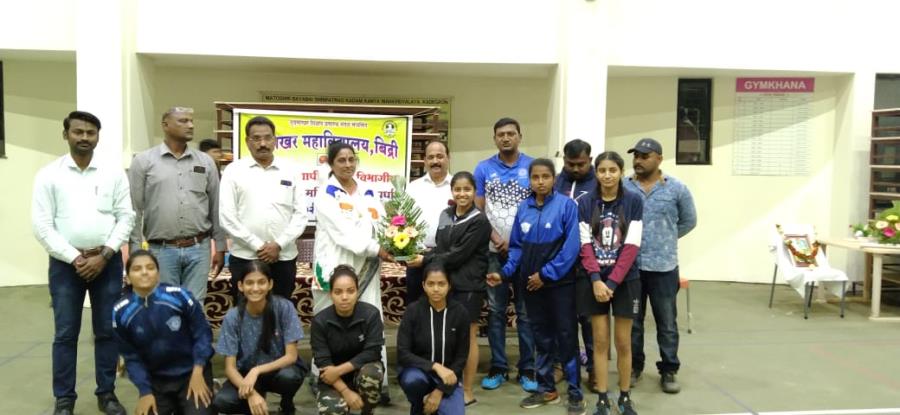 D.R.K College Basketball women's team at Shiv